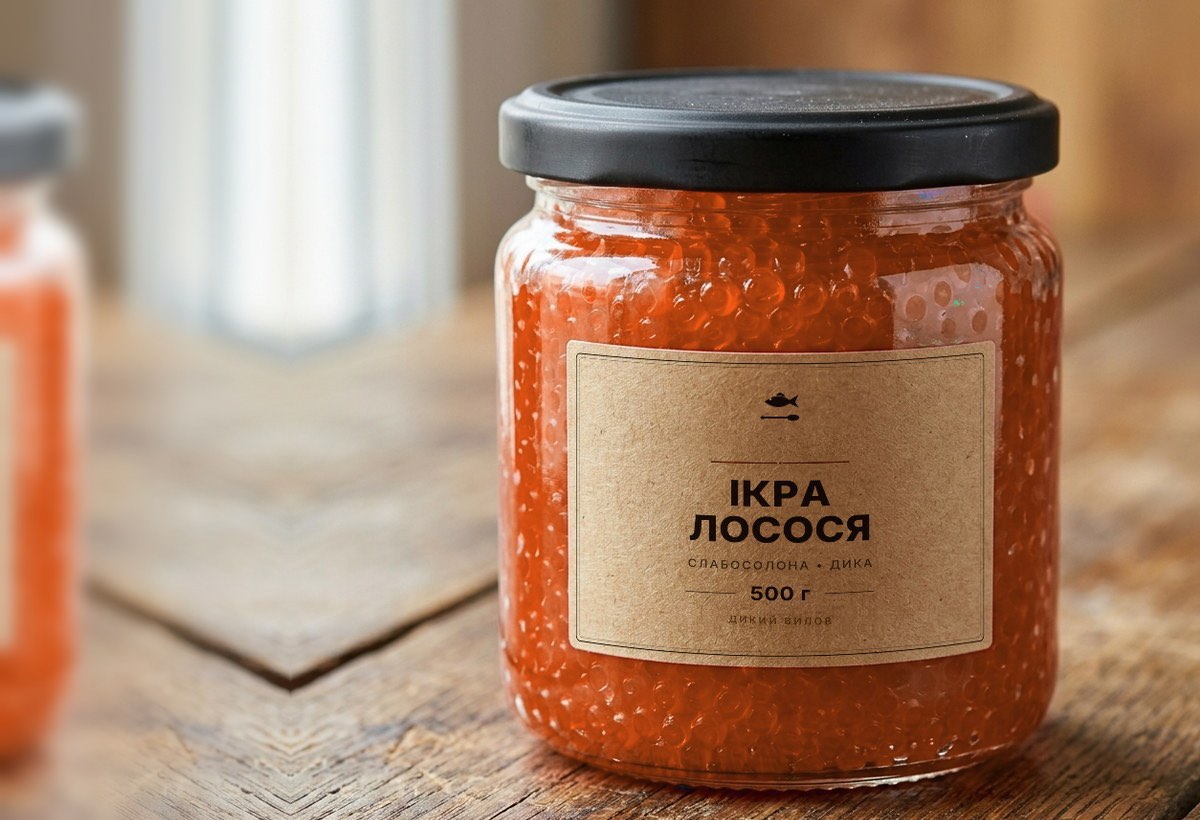 Банка ікри лосося «Ікорна Справа»
