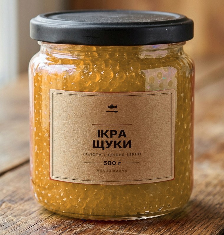 Банка ікри щуки «Ікорна Справа», 500 г